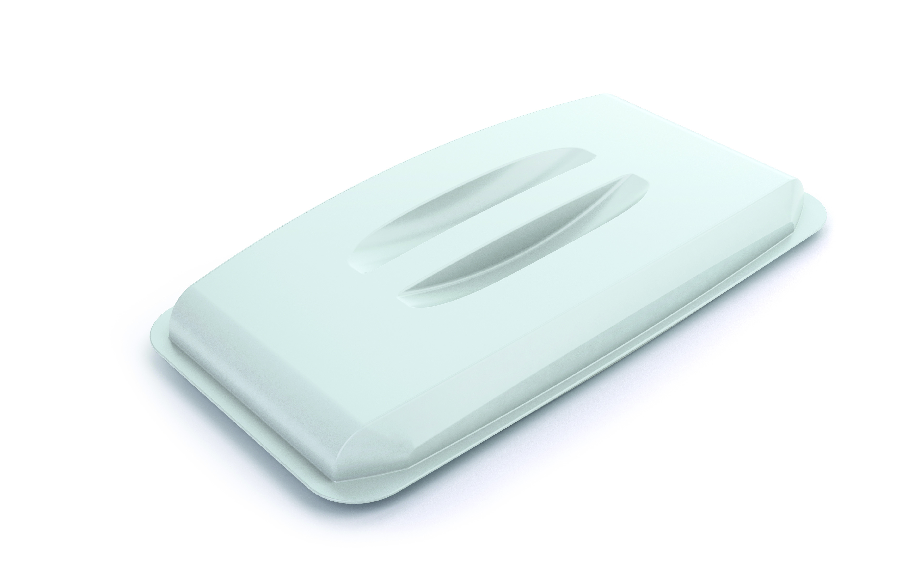 Lock till 60L plast vit