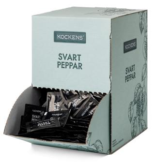 Svartpeppar Grovmalen Portion