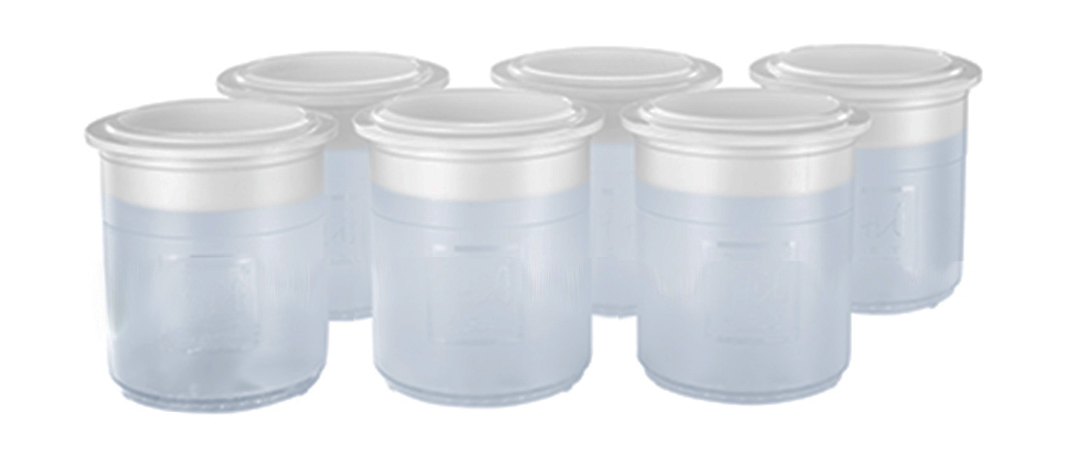 Syntetisk Bägare med Lock till Pacojet 6-pack