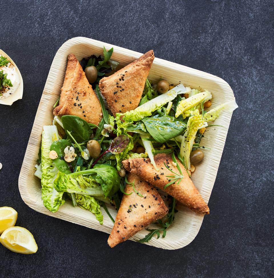 Samosas vegatariska med grönsaker
