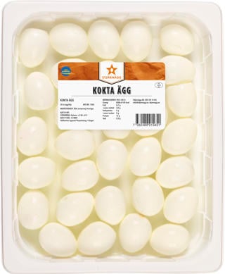 Ägg Kokta & Skalade