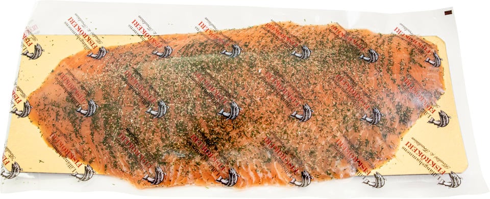 Gravad laxfilé skivad fryst ca1-1,8 kg