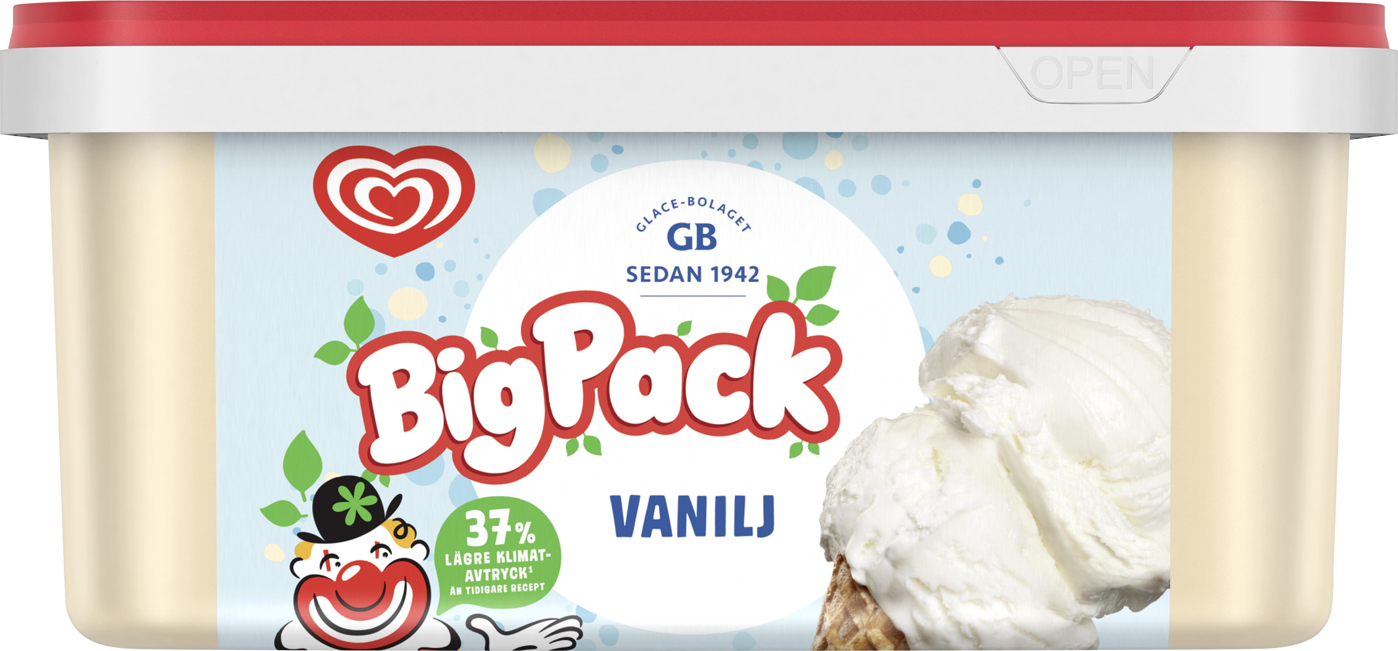 Glass Big Pack vanilj