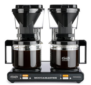 Kaffebryggare Dubbel Svart/Silver 2,5L