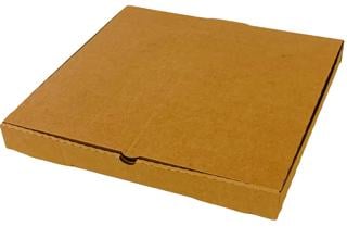 Pizzakartong Wellpapp 30x30x3,5cm Brun