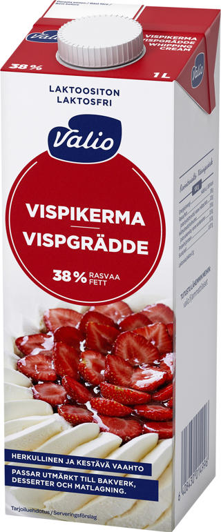 Vispgrädde 38% Laktosfri