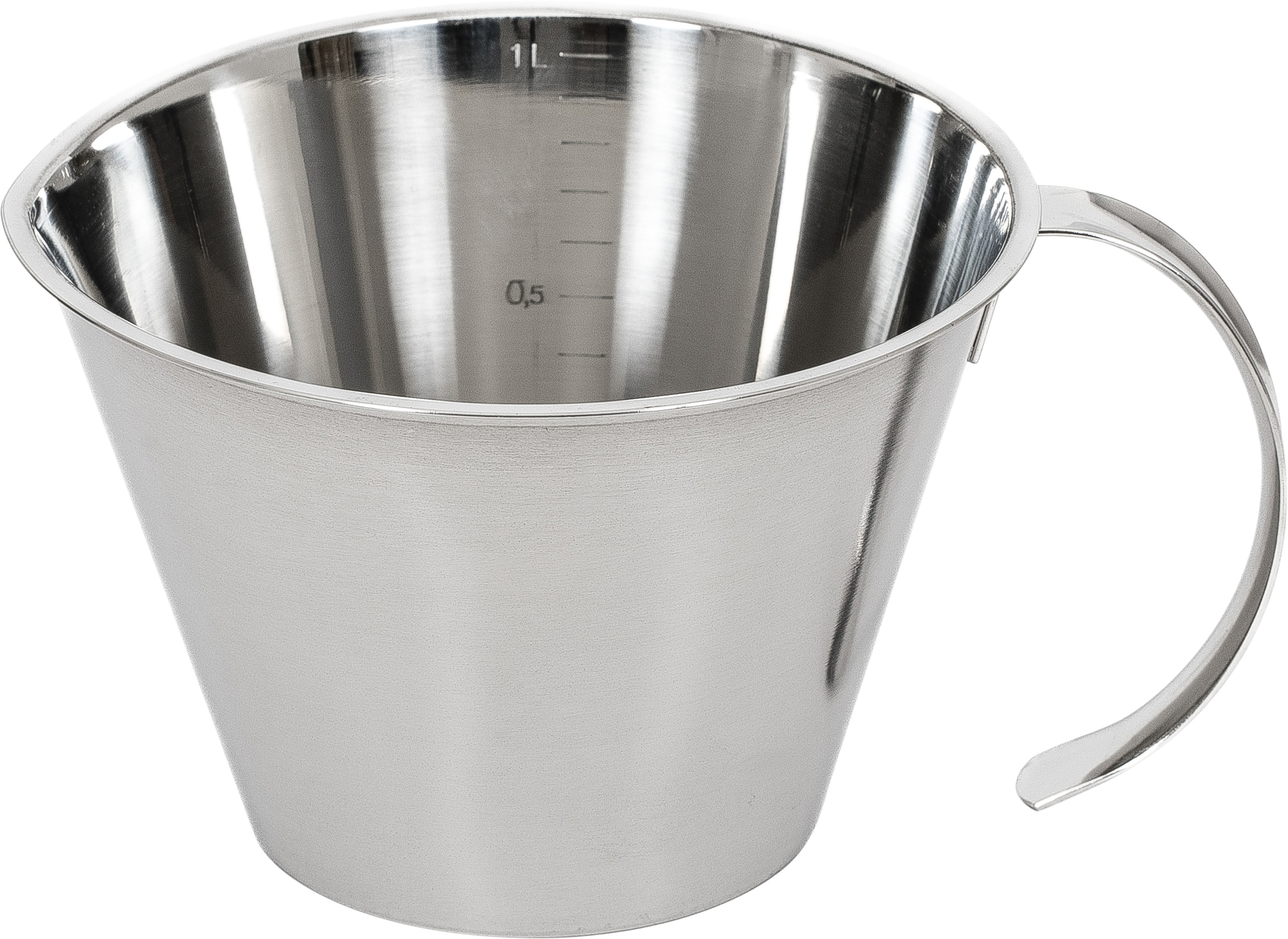 Mått stapelbar rostfri 1L