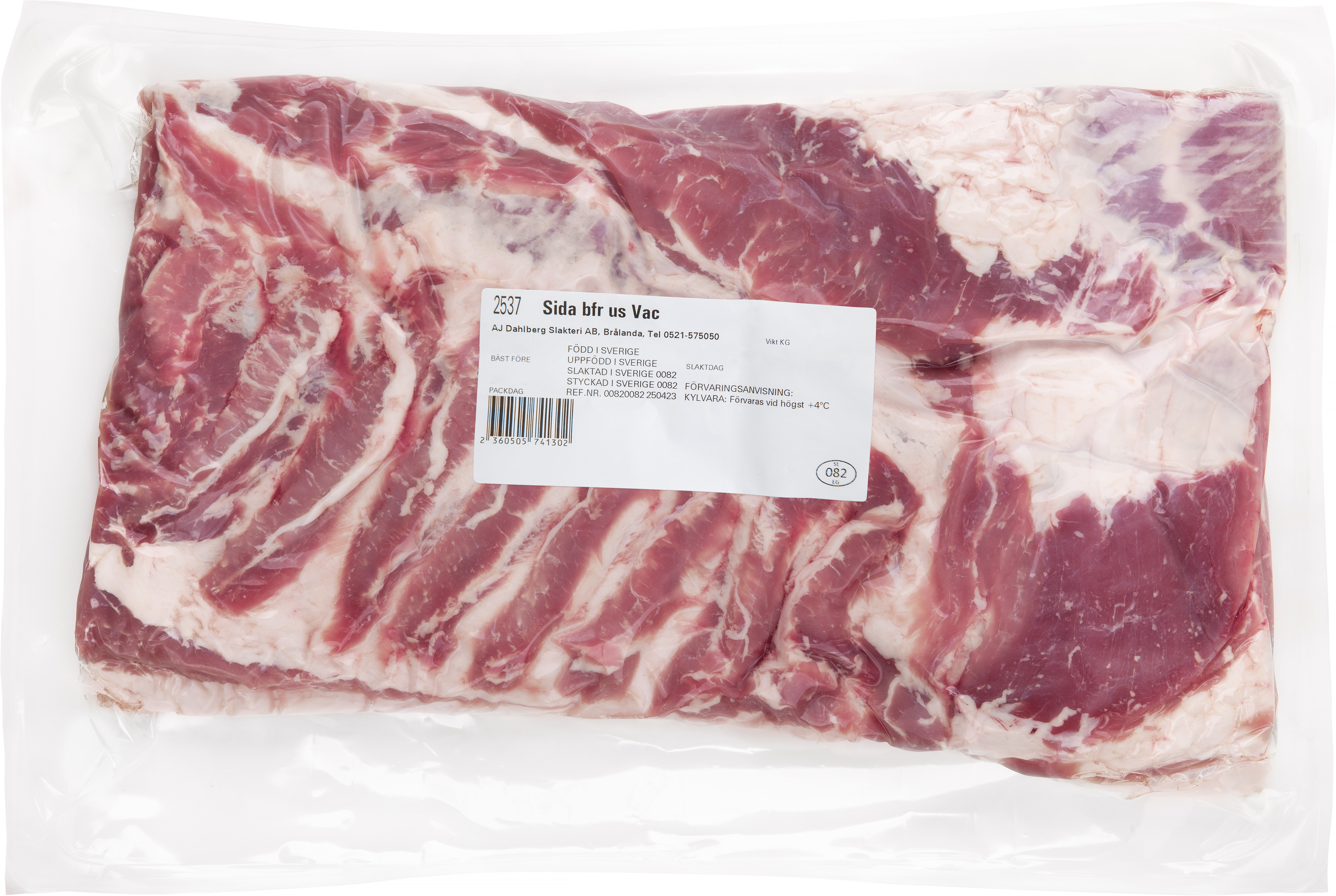 Fläsksida Hel utan Svål Sverige