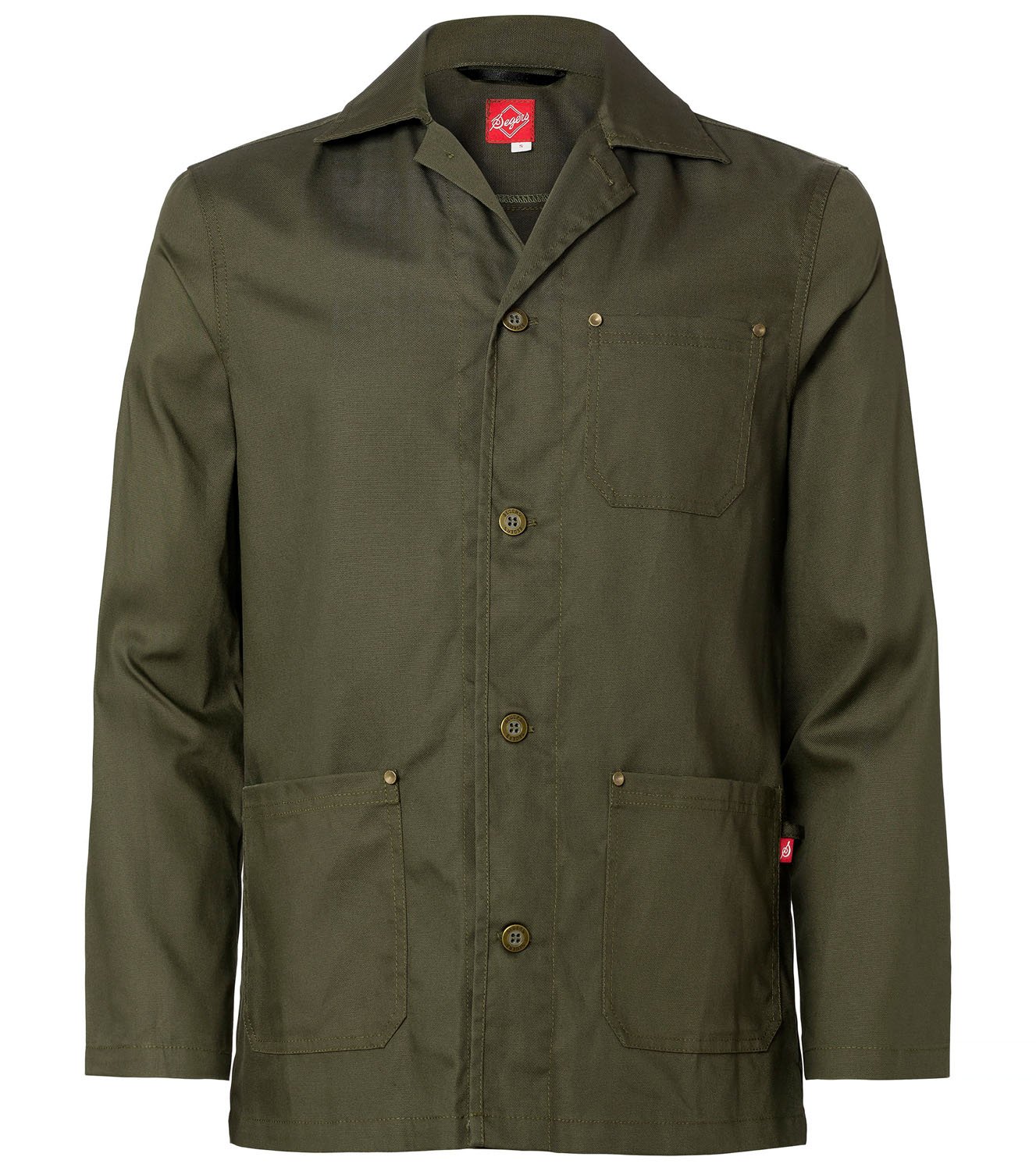 Jacka 1079 Unisex Mörk Olivgrön XS