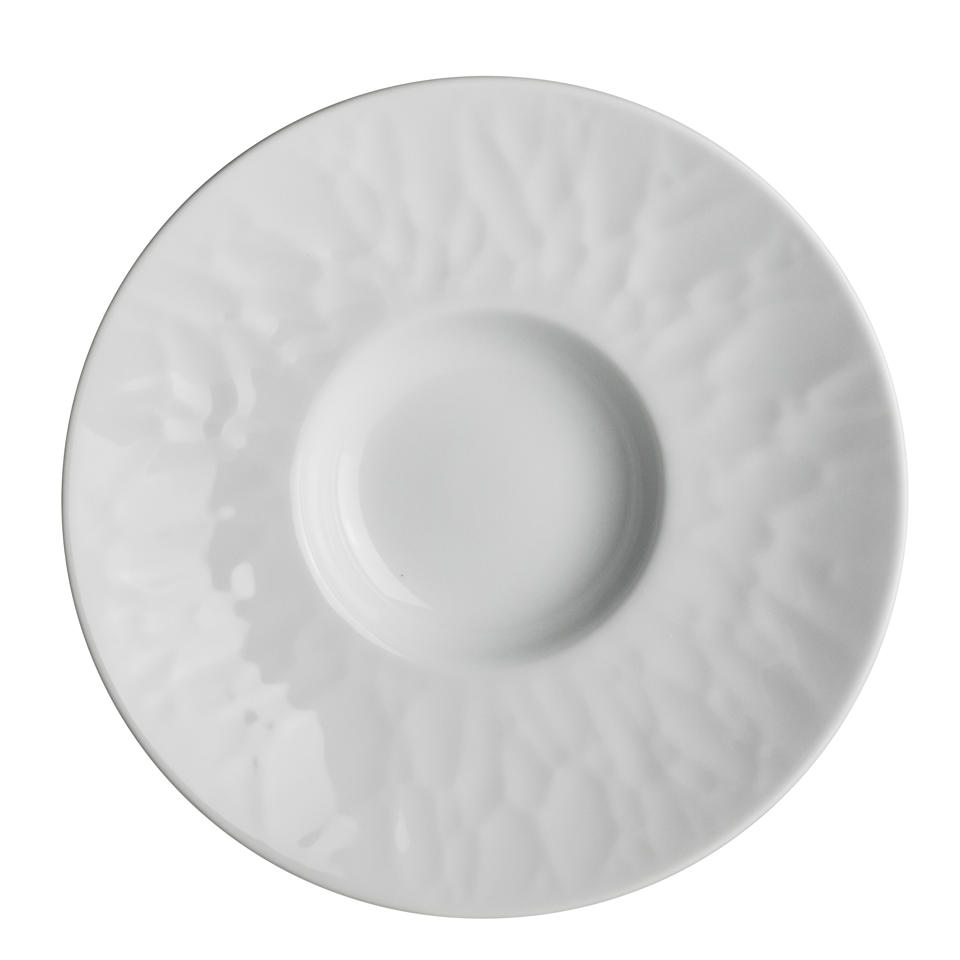Atelier Tallrik Djup Med Bräm Vit Ø210mm 7,4cl