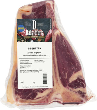 T-bonestek Marmorerad Klass 3 Sverige