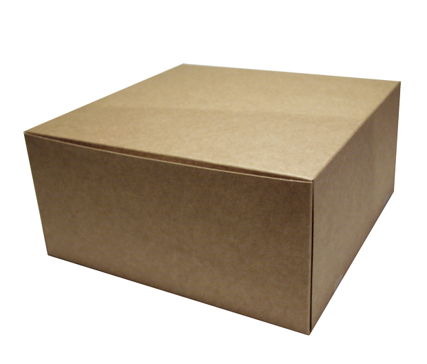Bakelsekartong Brun/Vit 190x190x90mm