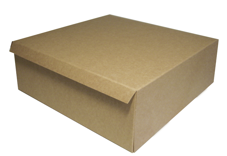 Bakelsekartong Brun/Vit 280x280x100mm