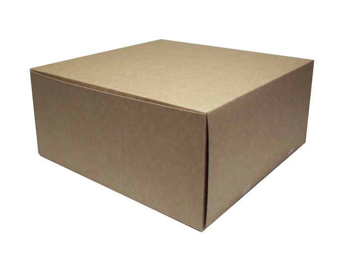 Bakelsekartong Brun/Vit 220x220x100mm