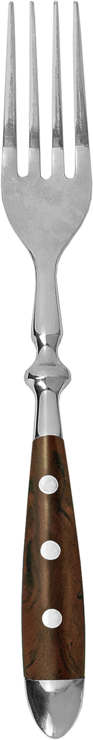 Genua Bordsgaffel Rostfri 18/0 Brunt Handtag 205mm