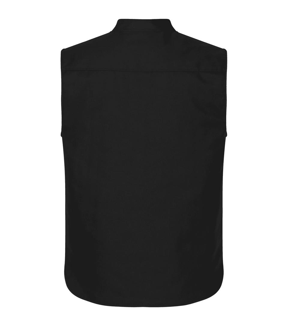 Väst Fodrad 6539 Unisex Svart XXL