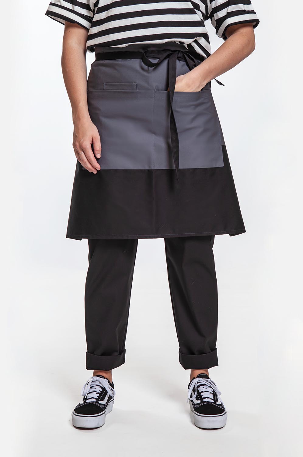 Midjeförkläde Grå