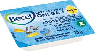 Becel Omega 3 Lättmargarin Portion
