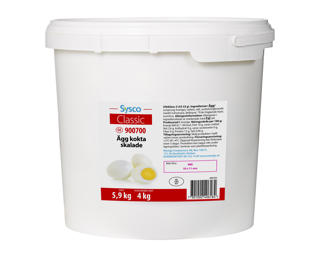 Ägg Kokta Skalade i Hink