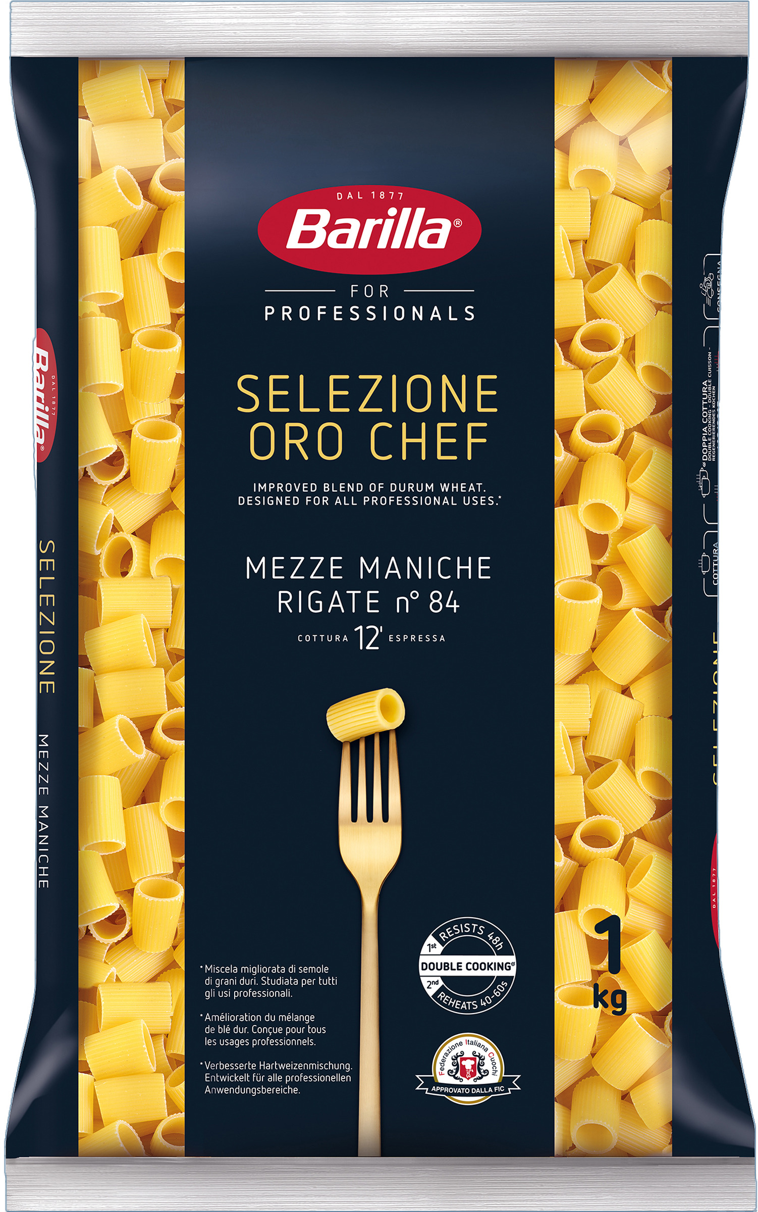 Mezze Maniche Rigate Sel Oro