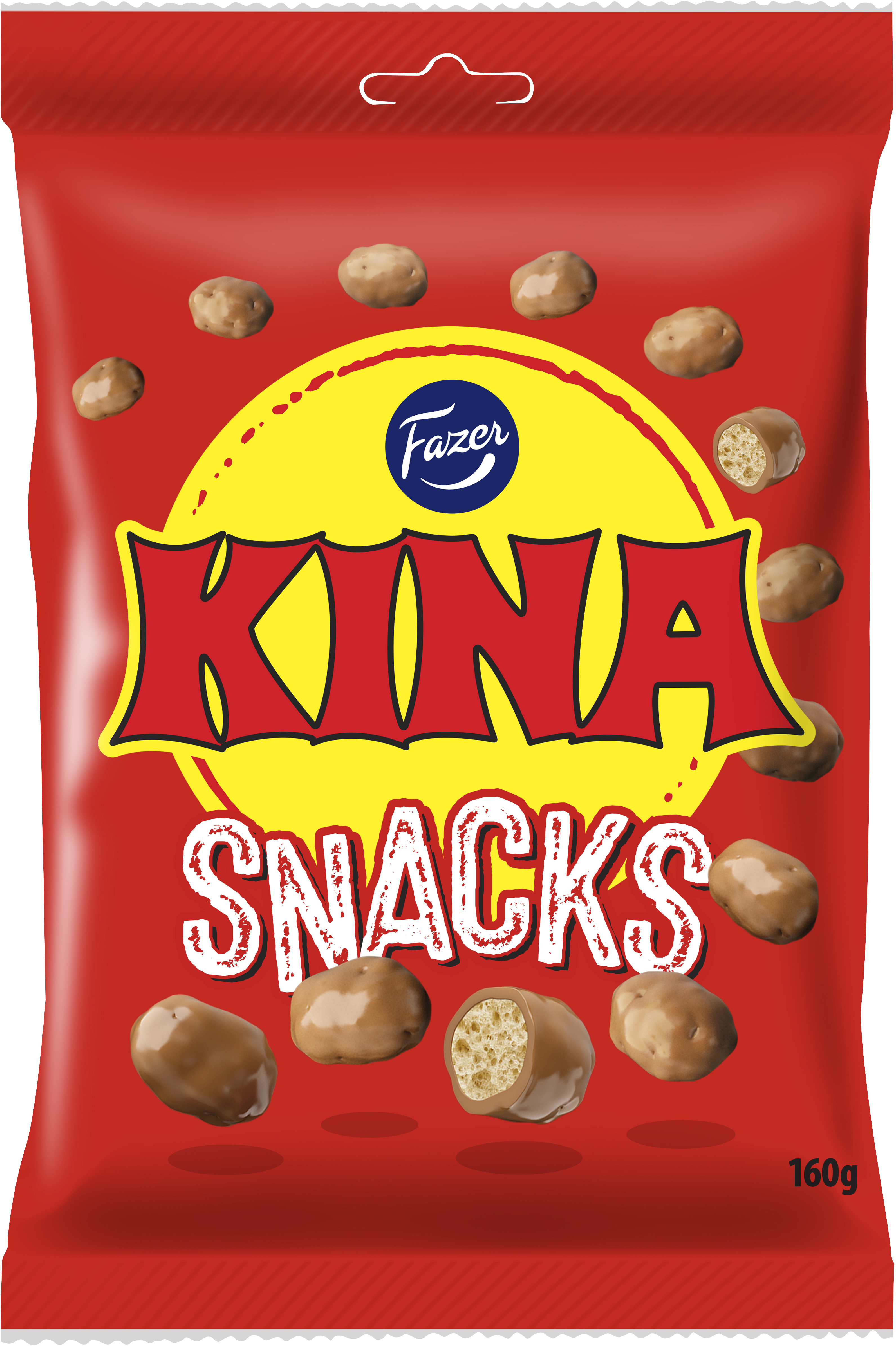 Chokladdragéer Kina Snacks Röda
