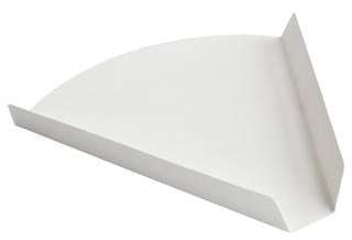 Pizzaslice 165x210x23mm Vit