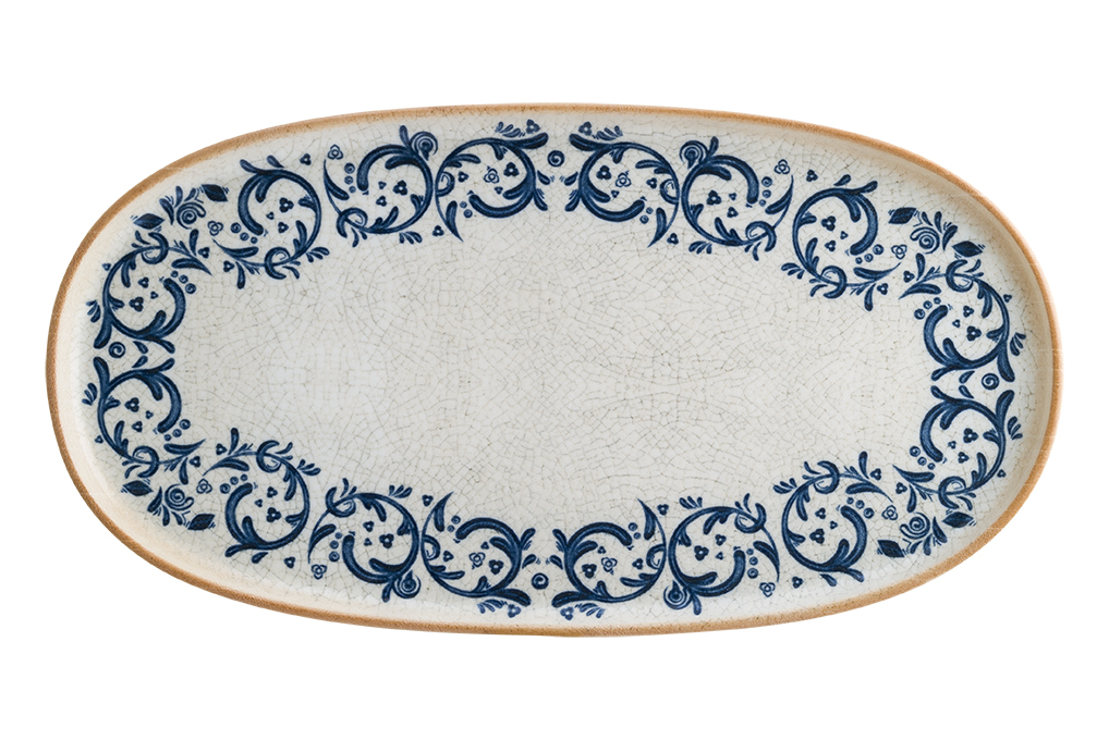Viento Tallrik Oval Ø34cm