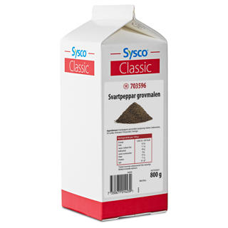 Svartpeppar Grovmalen