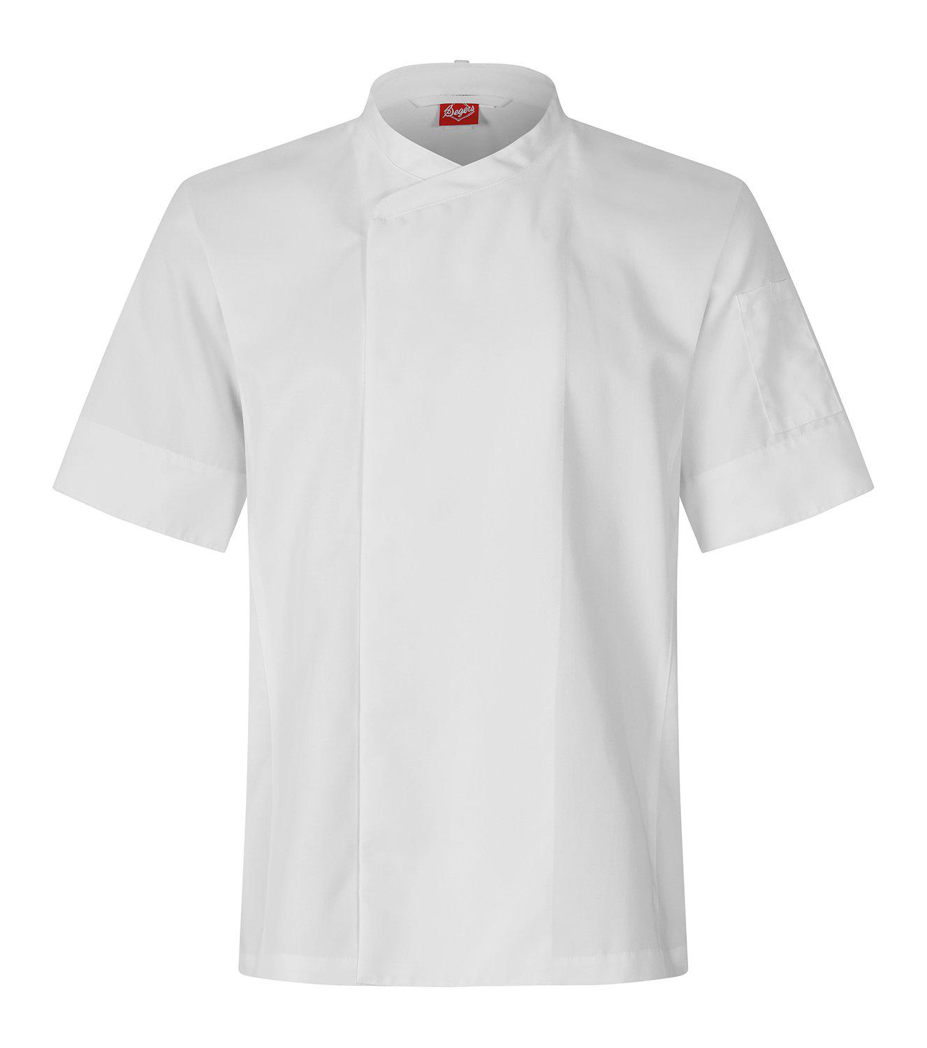 Kockrock 1009 Unisex Kort Ärm Stretch Vit XL