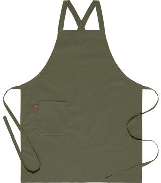 Bröstlappsförkläde Supportive Olivgrön 70x100cm