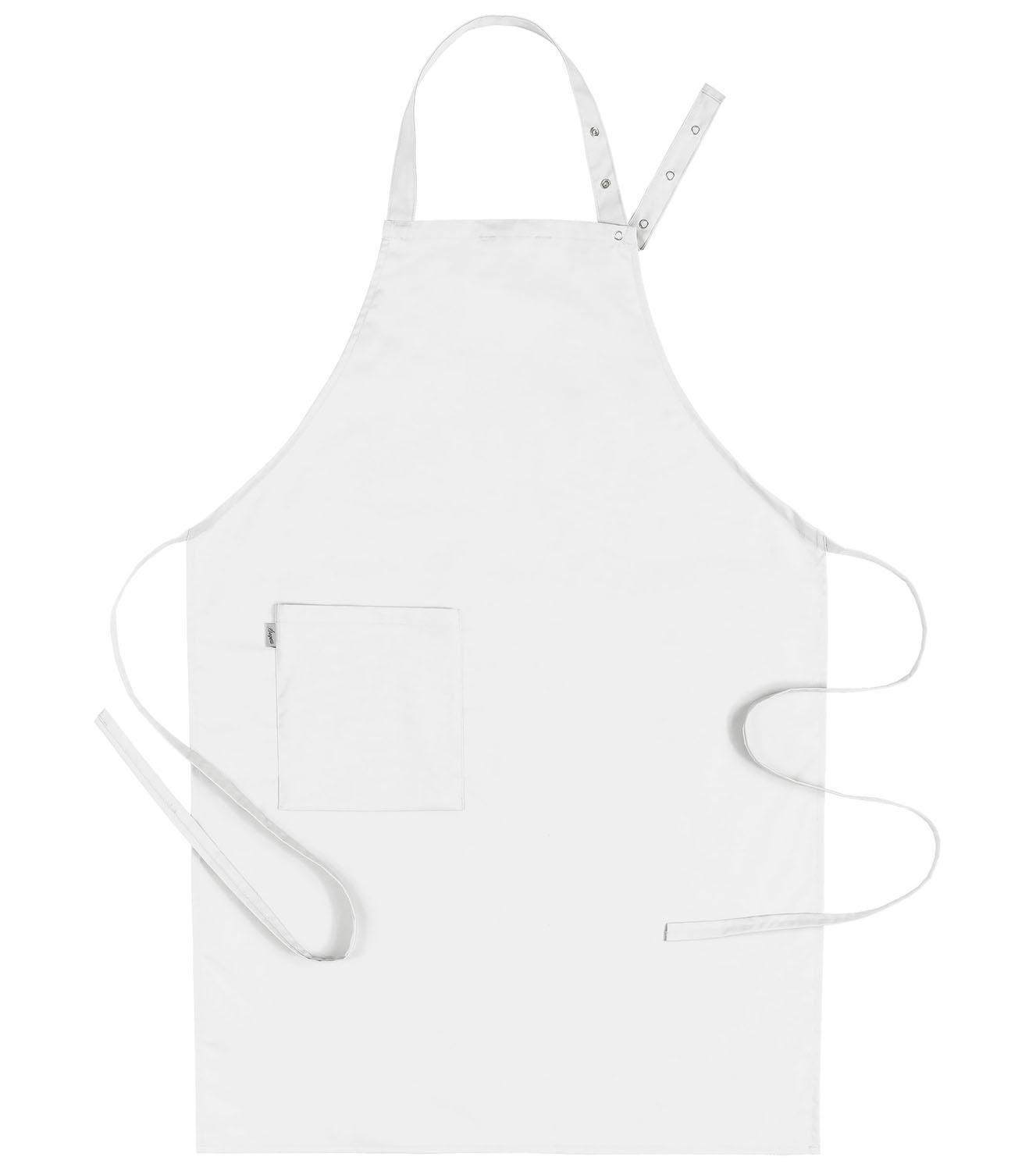 Bröstlappsförkläde 4579 Vit 70x100cm