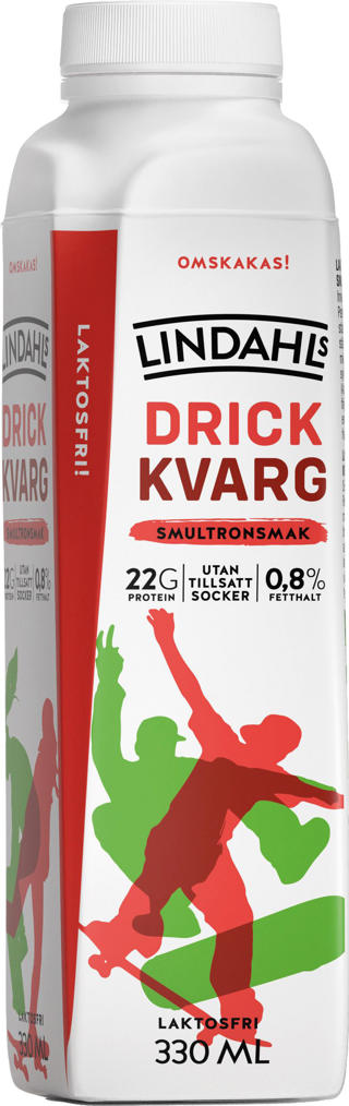 Drickkvarg Smultron 0,8% utan Tillsatt Socker