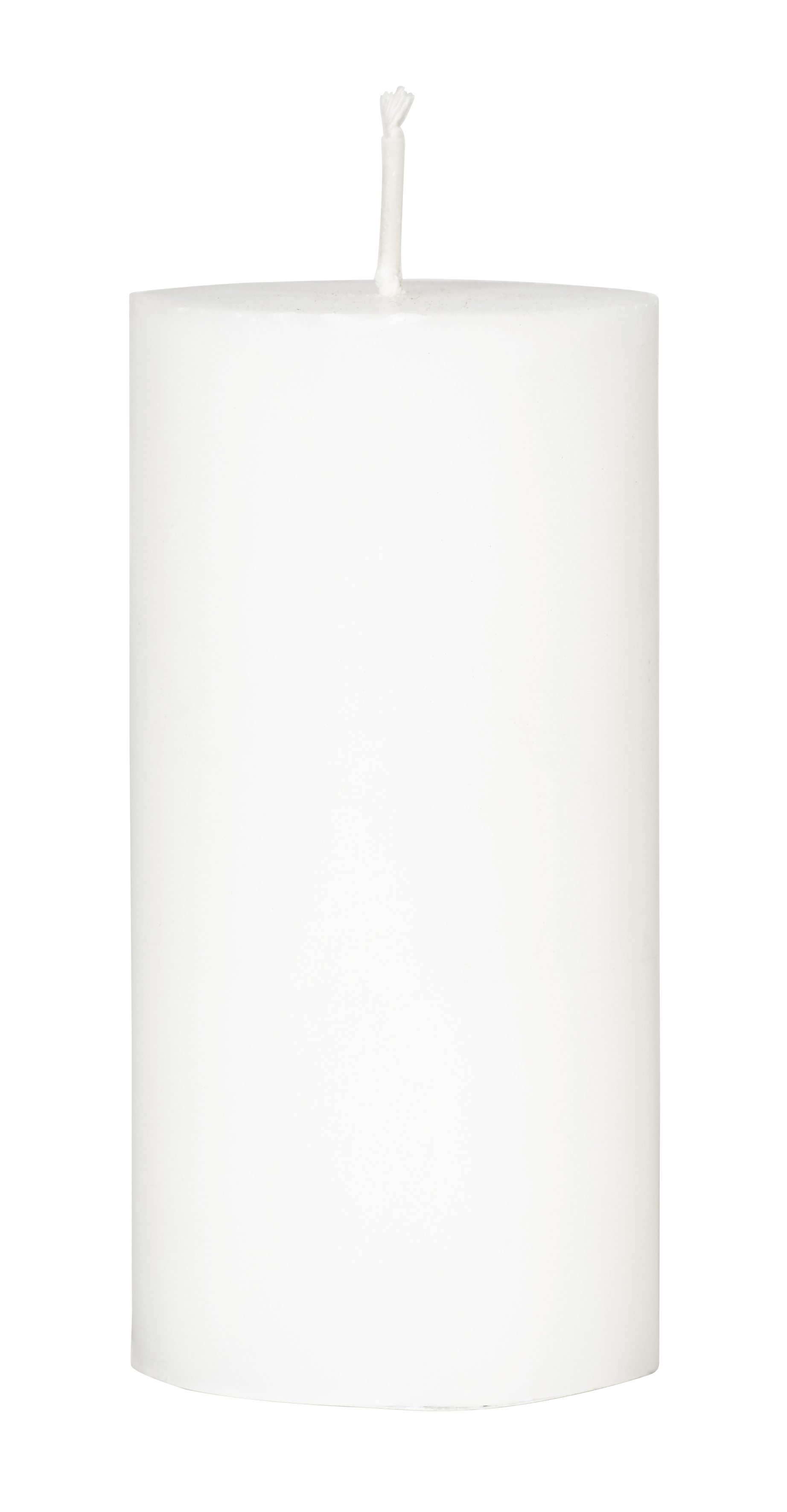 Blockljus Stearin 17h 10x5cm Vit