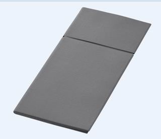 Bestickficka Duniletto 40x48cm Granitgrå