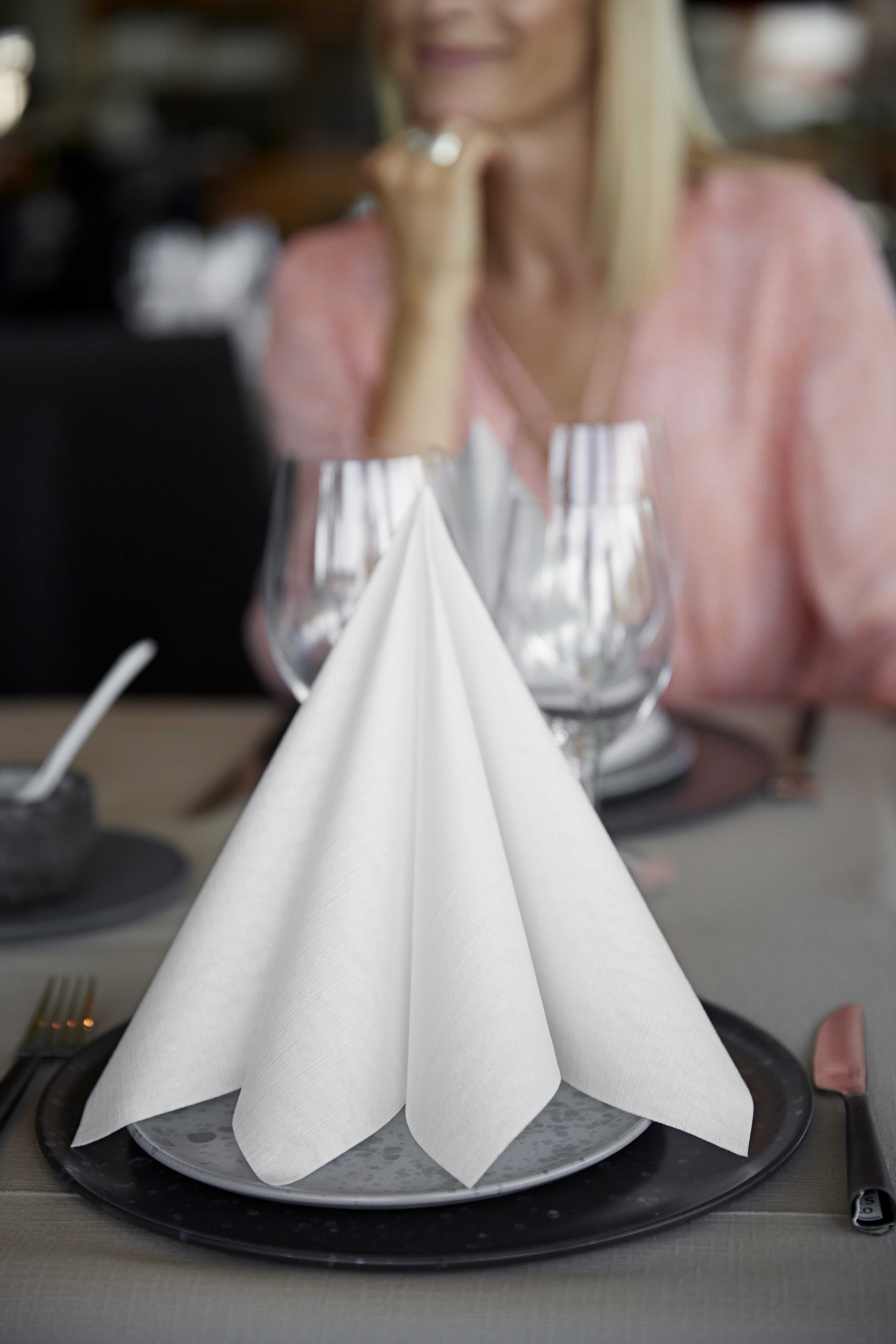 Servett Bio Dunisoft 40x40cm vit