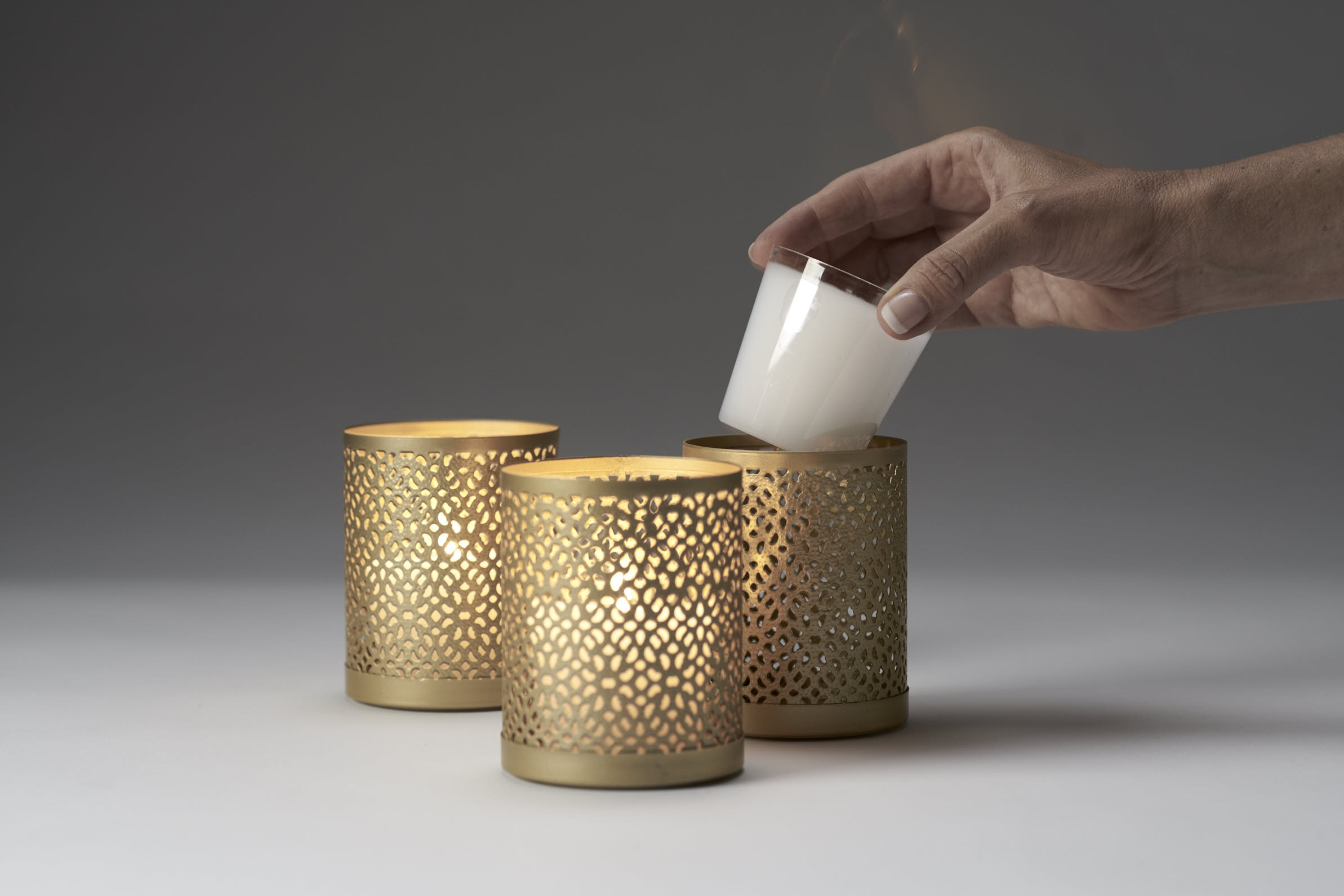 Ljuslykta vit refill