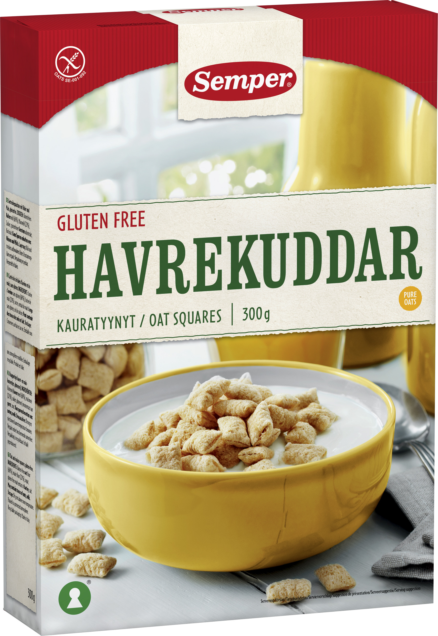 Havrekuddar Glutenfri