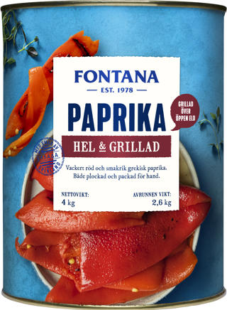 Paprika Grillad