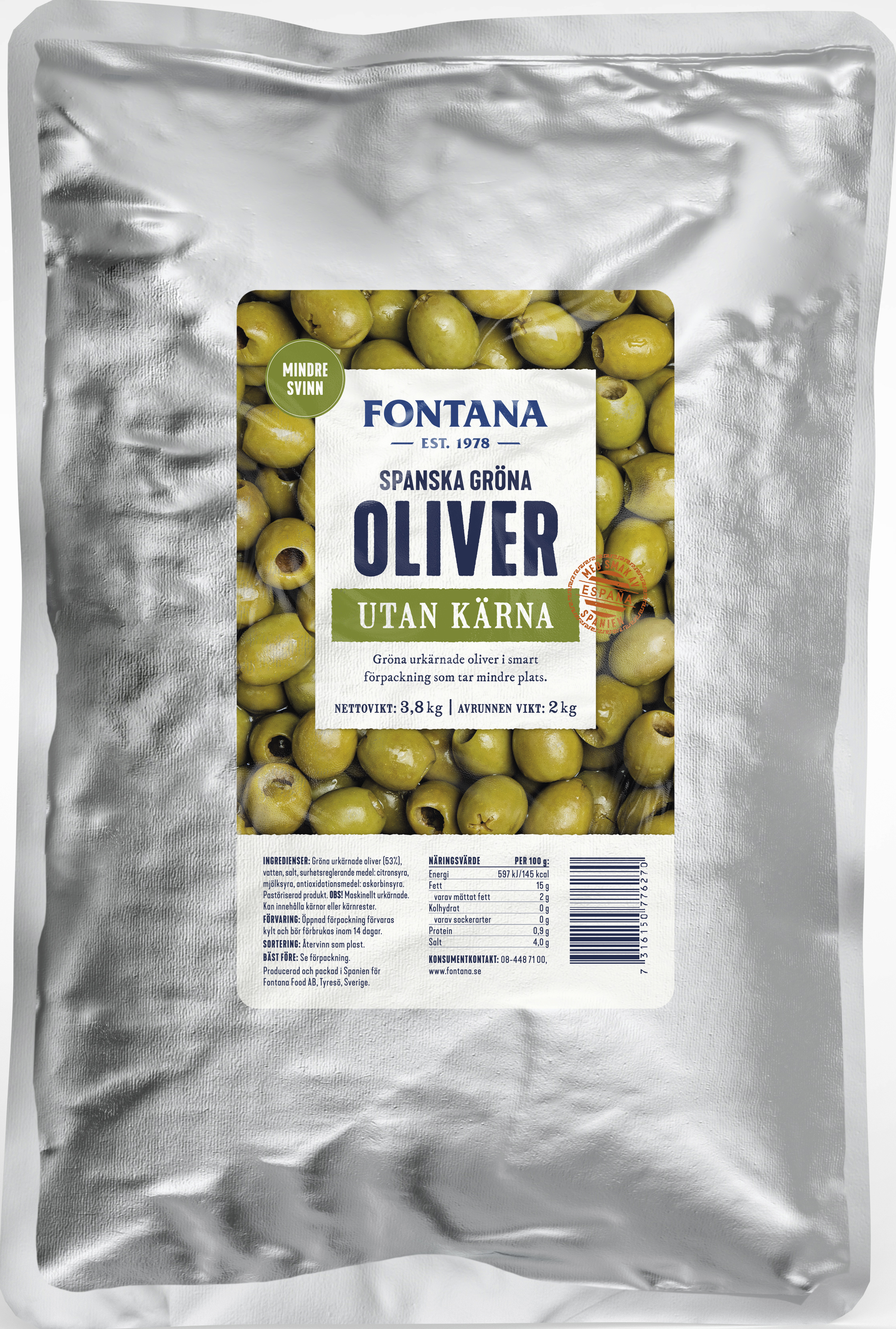 Oliver Gröna utan Kärna i Påse