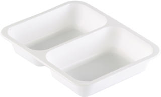 Form PP 2-fack 550/480ml Vit Cater Line