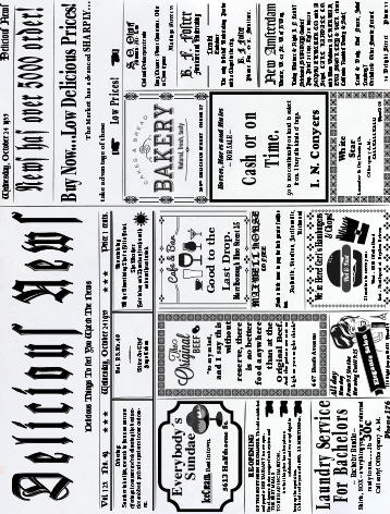 Wrappapper 25x32cm Deli News