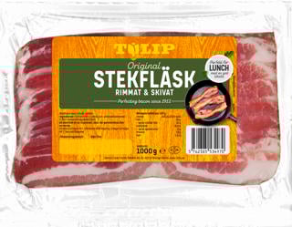 Stekfläskt Rimmat Skivat