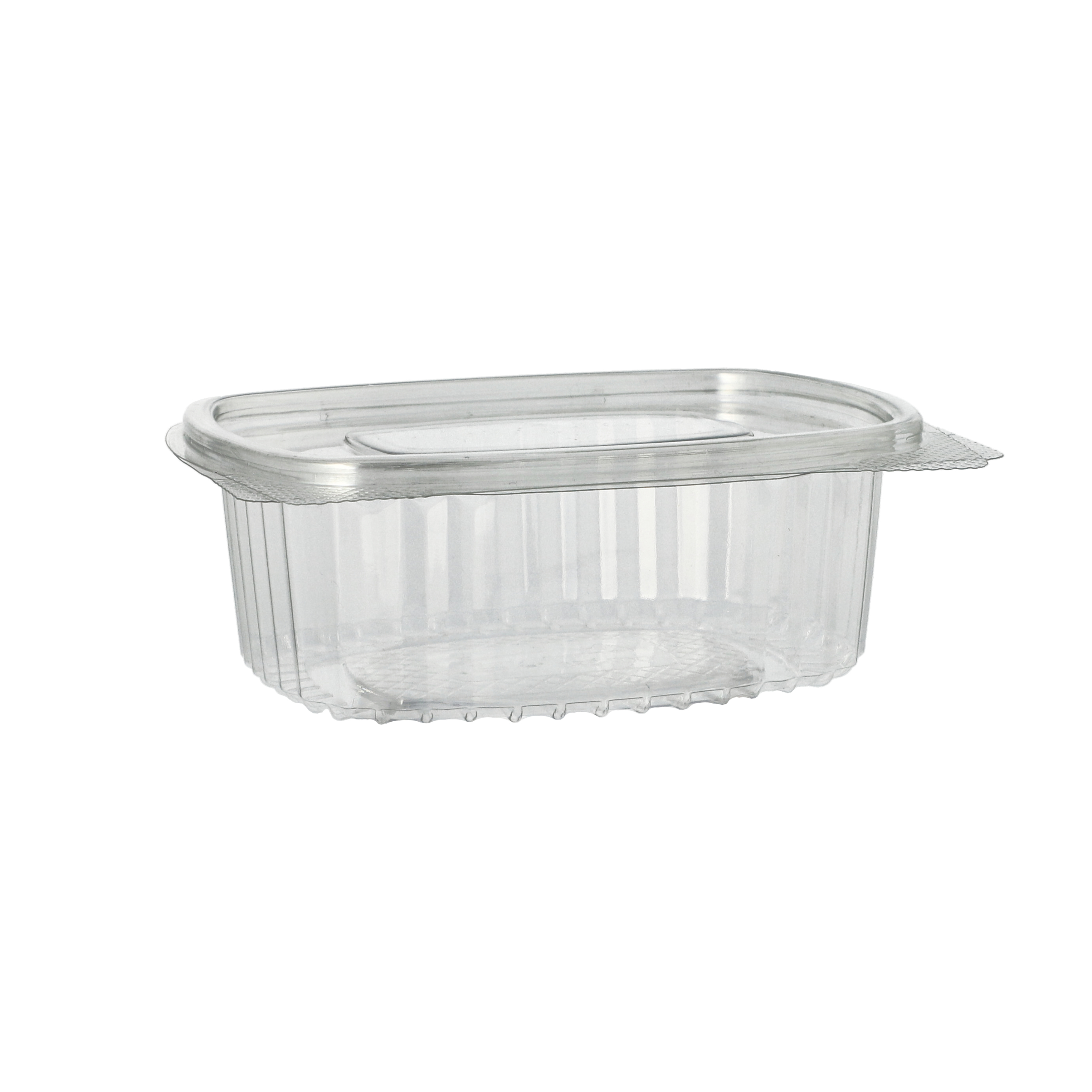 Deliform med lock R-PET 375ml 11,5x14,4x5cm oval