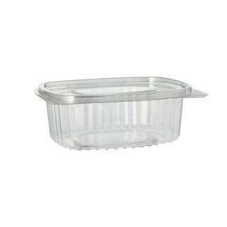 Deliform med lock R-PET 375ml 11,5x14,4x5cm oval