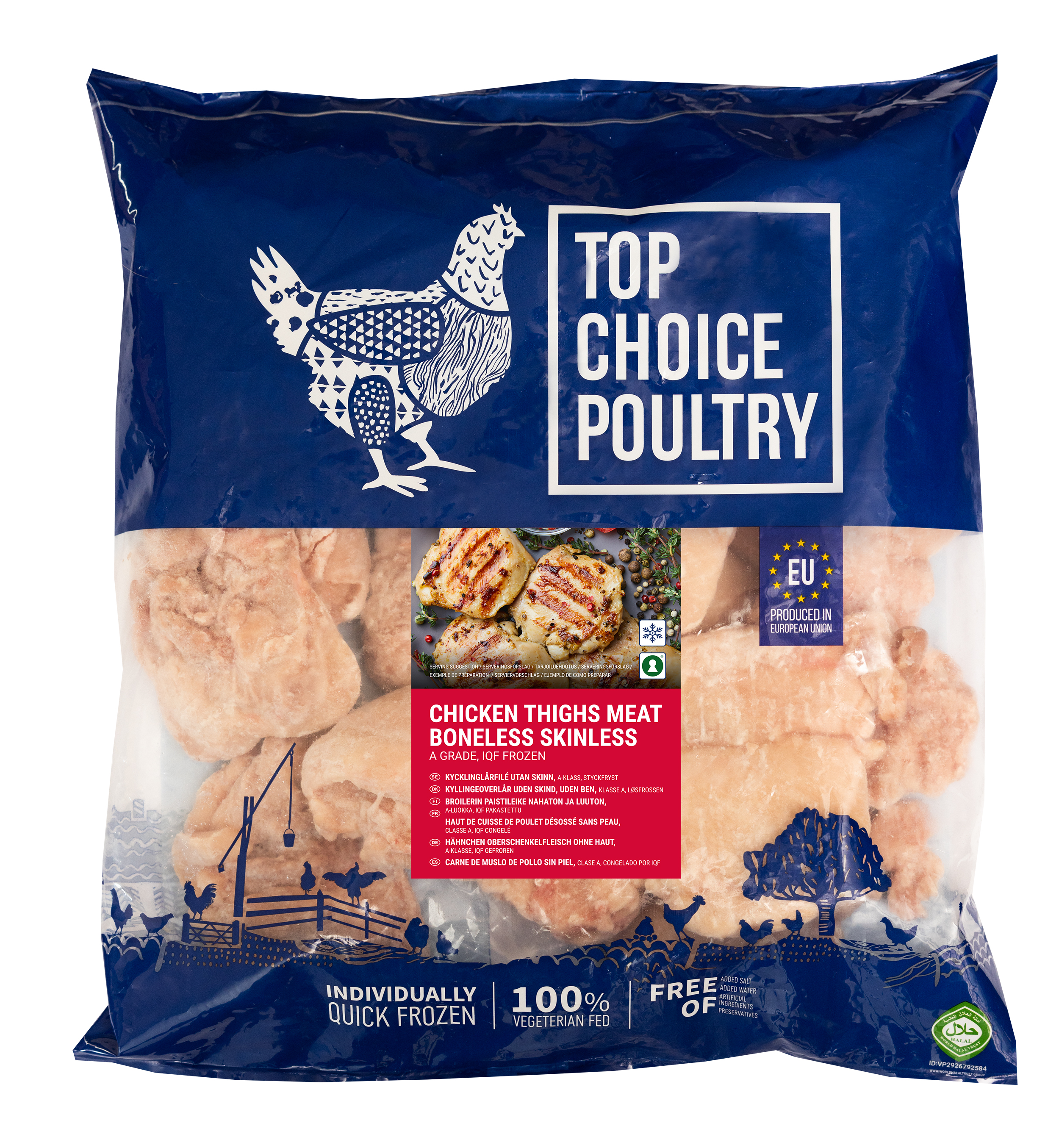 Kycklinglårfilé utan Skinn