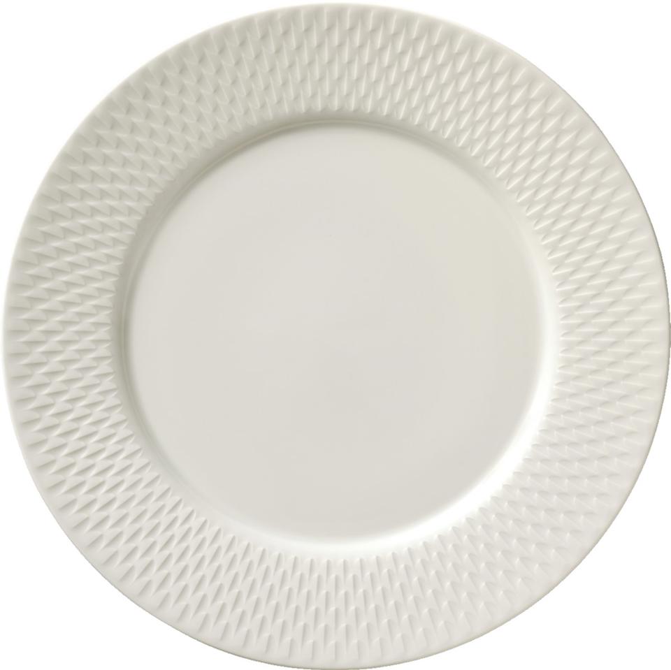 Purity Reflections Tallrik Flat med Bräm Vit Ø29cm