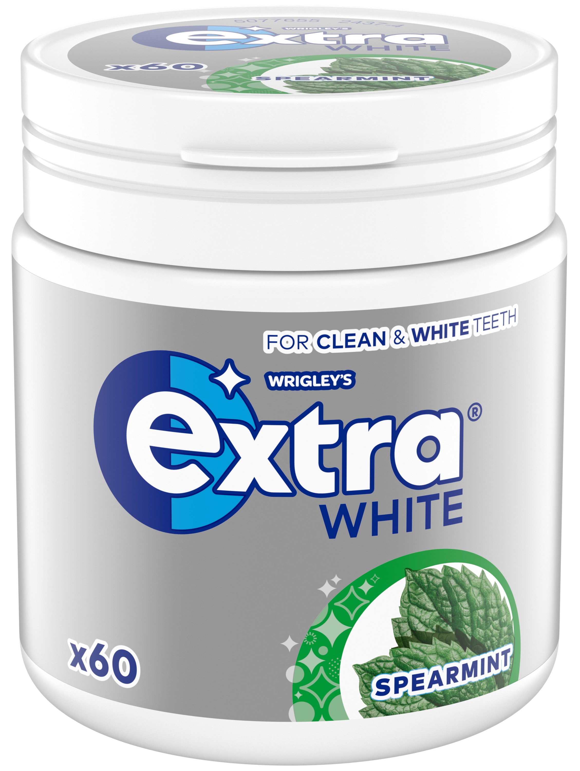 Extra White Spearmint burk