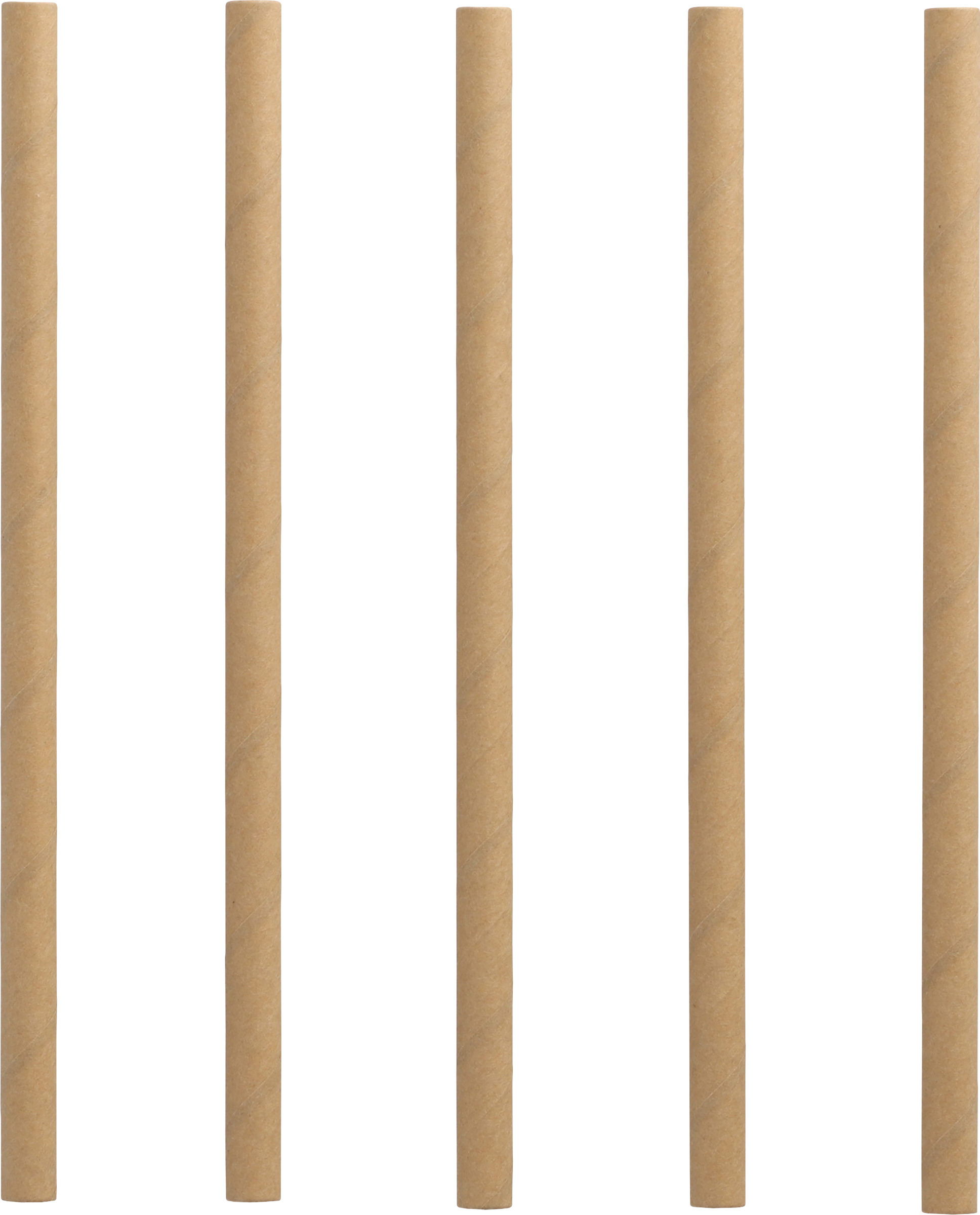 Sugrör Cocktail Papper  0,7x15cm Natur