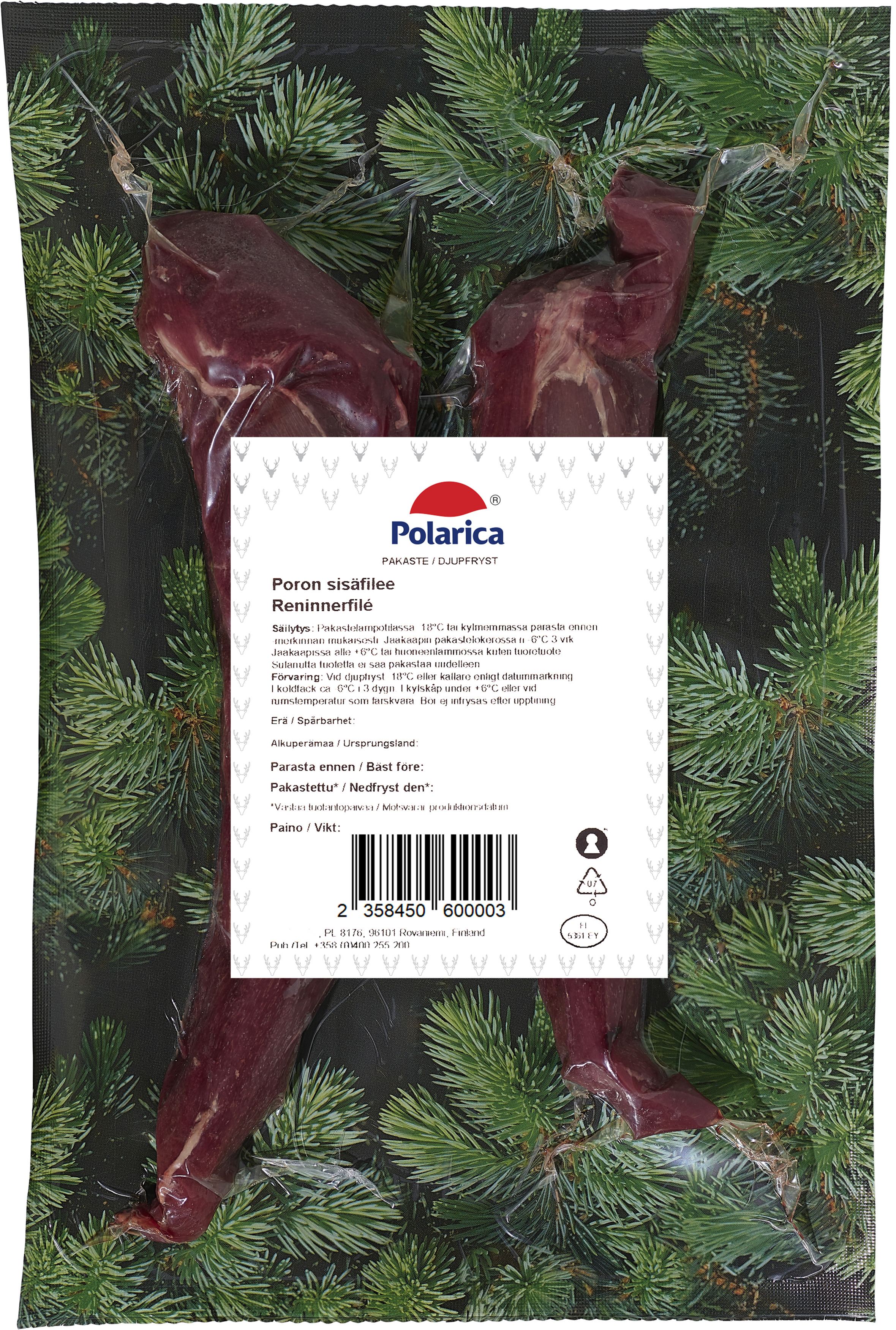 Reninnerfilé Sverige Finland