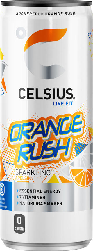Celsius Orange Rush BRK